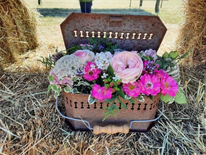 Composition florale champêtre Composition florale champêtre