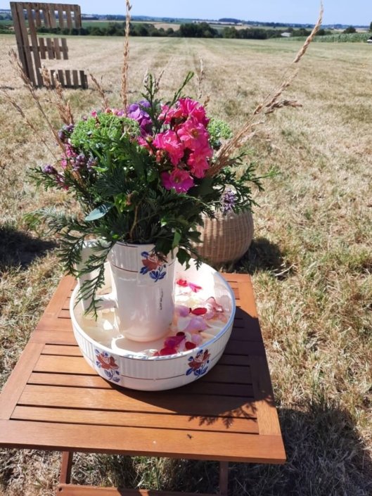 Composition florale champêtre Composition florale champêtre