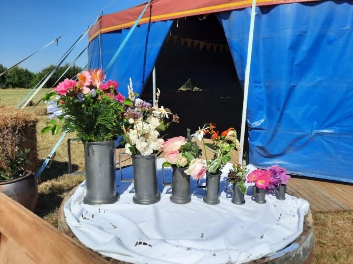 Décoration florale champêtre Décoration florale champêtre