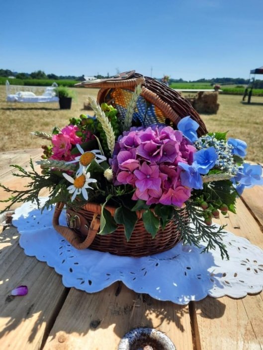 Composition florale champêtre Composition florale champêtre