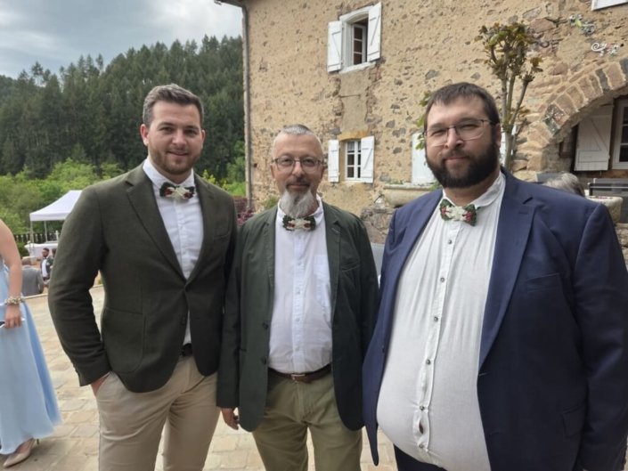 3 nœud papillons sur mesure